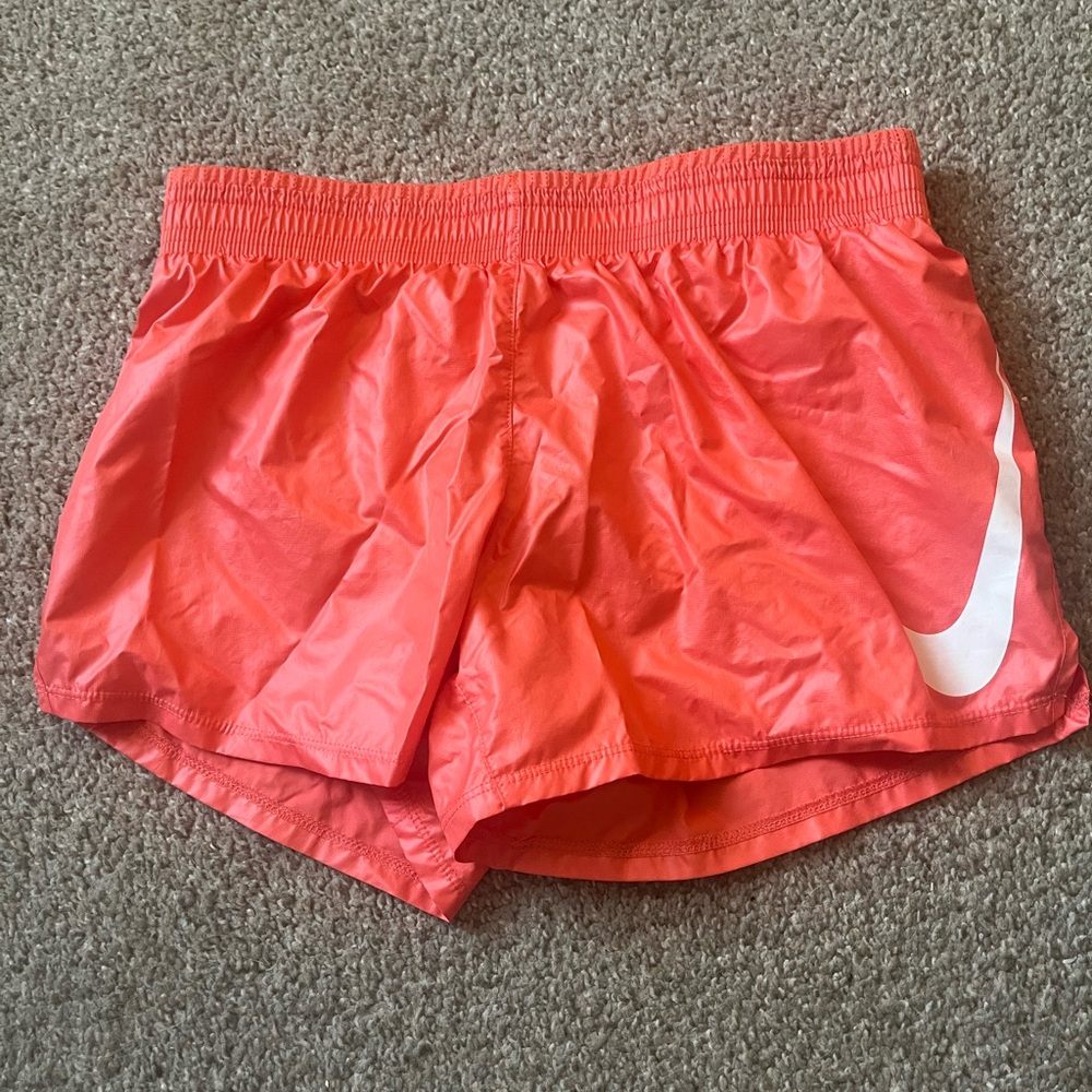 Women’s Coral Nike Running Shorts Small